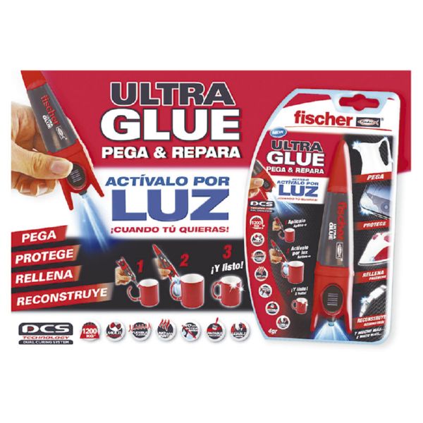 Adhesivo instant&aacute;neo Ultra Glue. 4 gr.