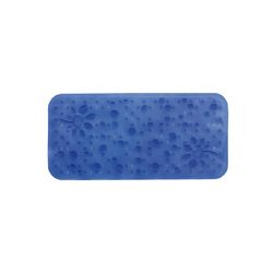 ALFOMBRA BA&Ntilde;O GOTAS 75X36CM.AZUL