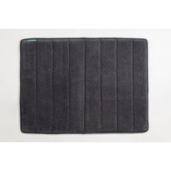 ALFOMBRA BA&Ntilde;O GRIS MICROFIBRA