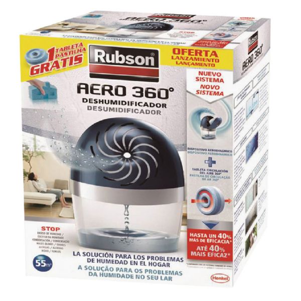 RUBSON AERO Aparato absorbe/humedad + recambio 450gr