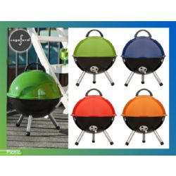 BARBACOA ESFERICA ROJA 36cm
