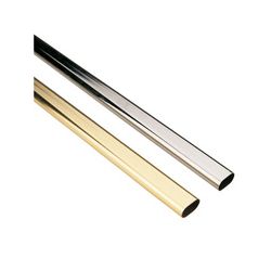 BARRA ARMARIO OVAL 25x15 1,5MTS CRO