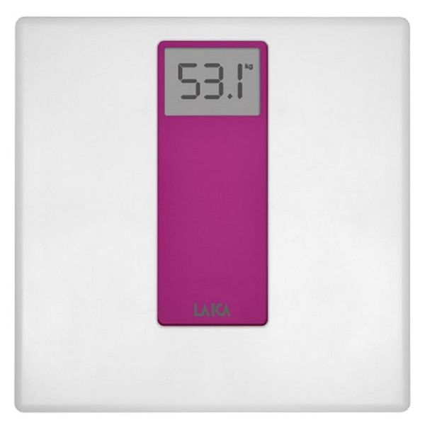 BASCULA BA&Ntilde;O BCO/FUCSIA 180 KG. LAI