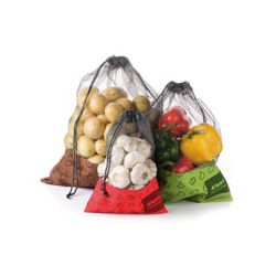 BOLSA DE RED P/ALIMENTOS JGO 3 UND