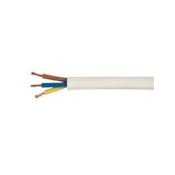CABLE ELECT.MANGUERA BL.2X2,5 100M.