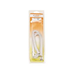 CABLE TELEF. RIZADO EXTRALARGO BLAN