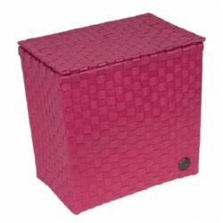 CESTA C/TAPA BOLOGNA FUCSIA