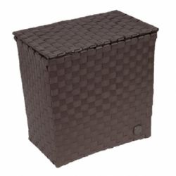 CESTA C/TAPA BOLOGNA MARRON