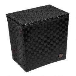 CESTA C/TAPA BOLOGNA NEGRA