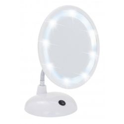Espejo pie Blanco c/led WENKO