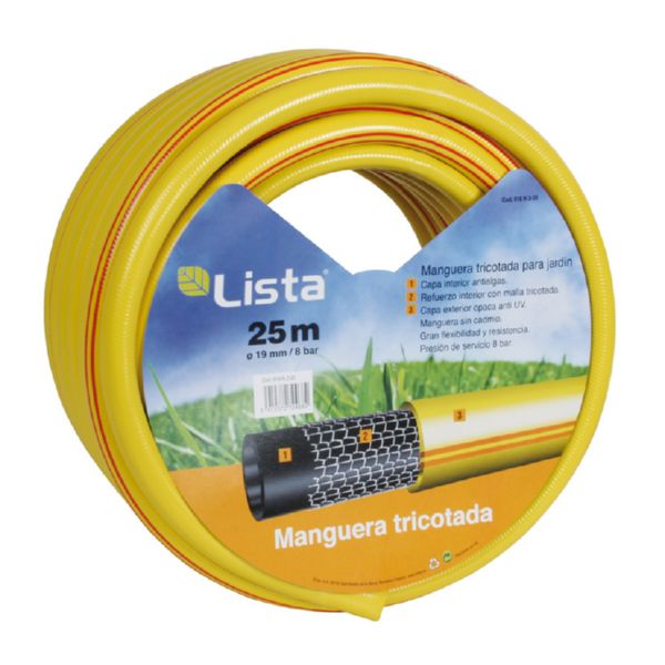 Manguera Tricotada 15 mm x 50 m. Lista