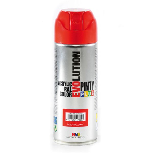 Pintura spray acrilica blanco mate 400 ml