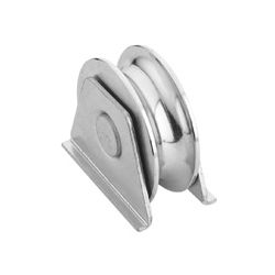 POLEA HIERRO C/SOPORTE.  80x20 mm.