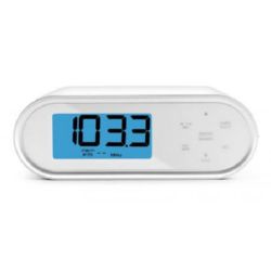 RADIO DESPERTADOR DIGITAL BLANCO ADDEX