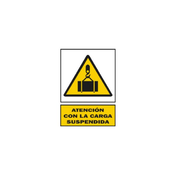 SE&Ntilde;AL 210X297 PVC CARGA SUSPENDIDA