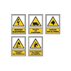 SE&Ntilde;AL 210X297 PVC PEL.PASO CARRETIL