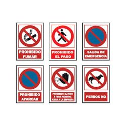 SE&Ntilde;AL 210X297 PVC PERRO NO