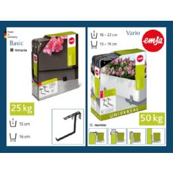 SET 2 GANCHOS JARDINERA VARIO