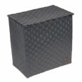 CESTA C/TAPA BOLOGNA GRIS OSCURO