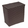 CESTA C/TAPA BOLOGNA MARRON