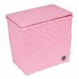 CESTA C/TAPA BOLOGNA ROSA
