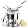 FONDUE MIXTA CARNE, QUESO Y CHOCOLATE